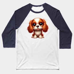 Cute Cavalier King Charles spaniel Baseball T-Shirt